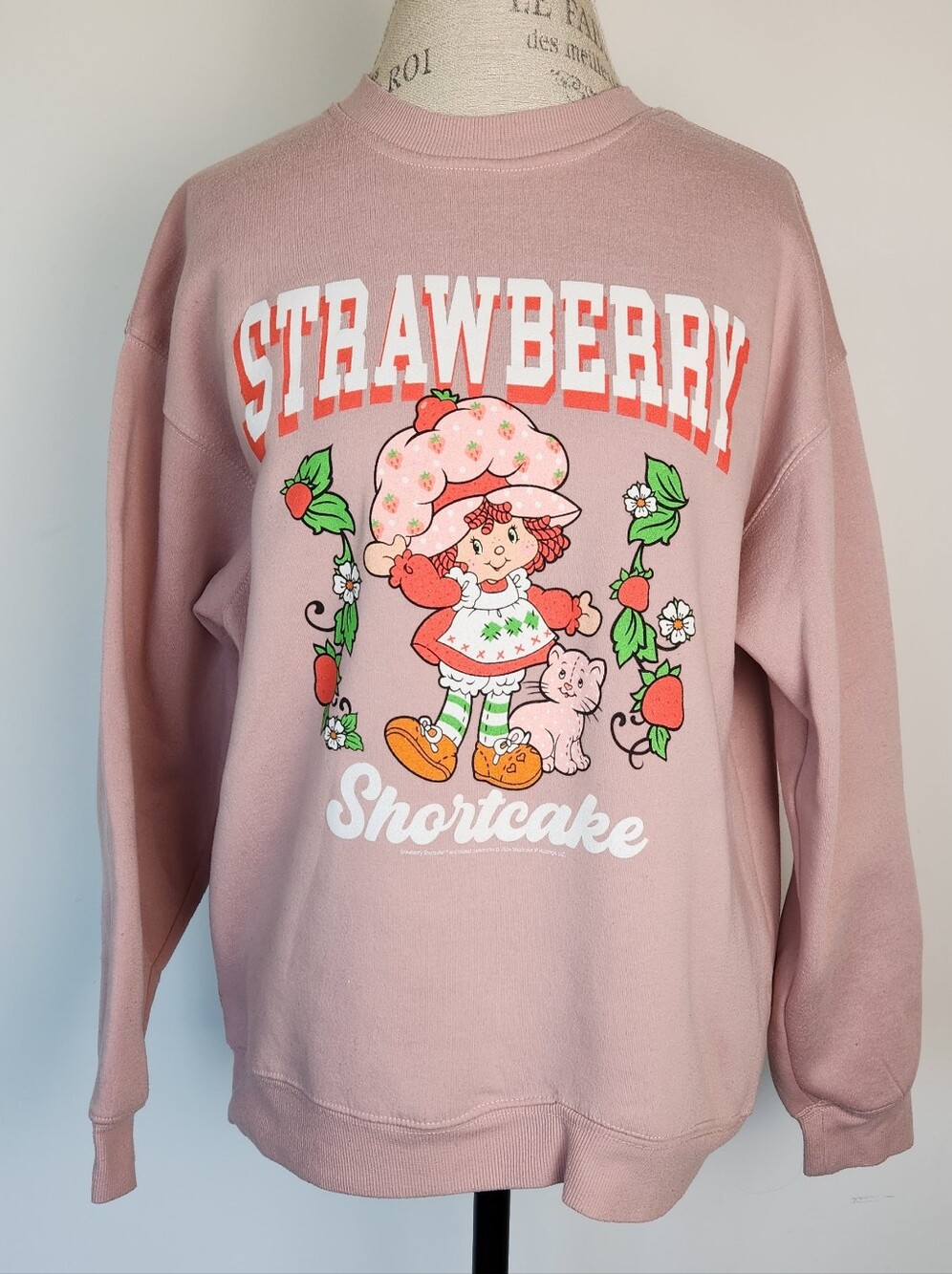 Pink Strawberry Shortcake Sweater